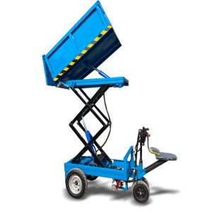 【ML-80】Self-unloading function increased 1.2-2m height of the electric lifting trolleys prices